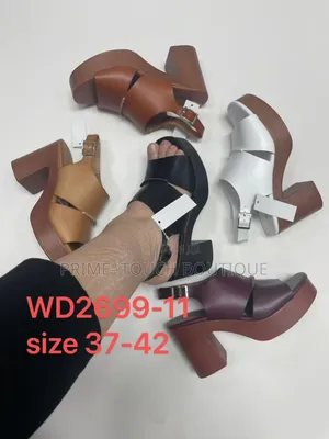 Classic Designer Wedge Sandals.