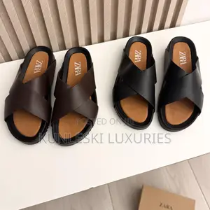Original Zara Criss-Cross Slippere in 2 Colors
