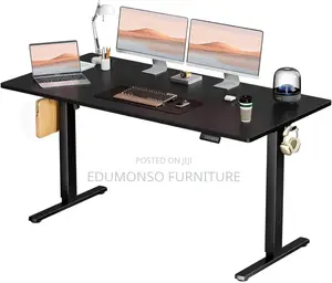 Electric Standing Desk,63 X 24 Inches With Adjustable Desktop Height