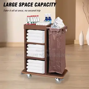 Hotel Towel Cart / Room Service Trolley ( Single Cart ) Housekeeping
