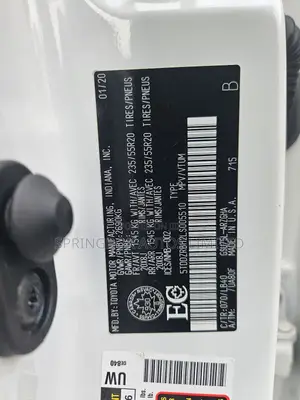 Toyota Highlander Limited AWD 2020 Off white