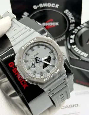 Original G-Shock Gray Rubber Strap Quartz Watch in Store