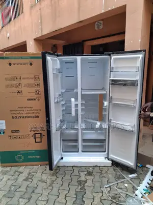 Hisense Side by Side Door Refrigerator Inverter One Year Warranty
