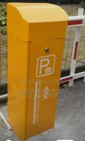 Parking 6meters Access Control Barrier Gate, Known As A Boom Barrier,