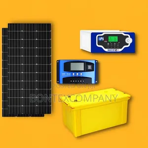 12v/24v Solar Power Kit – High-Efficiency Panels + Battery + Inverter