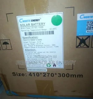 2.56kwh (2.5kwh) Cworth Lifepo4 Battery For Inverter Solar Systems