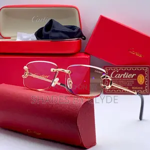 Brand New Cartier Sunglasses - Red Lens Edition!