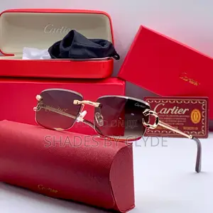 Brand New Cartier Sunglasses - Red Lens Edition!