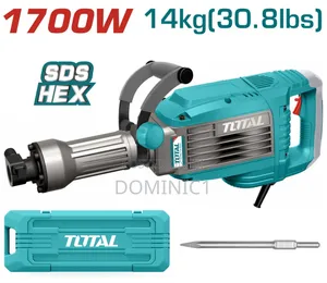 Total Jack Hammer 1700watt Heavy Duty 14kg Demolition Hammer Machine