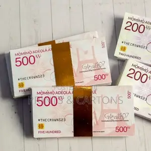 Wedding Dummy Money Printing