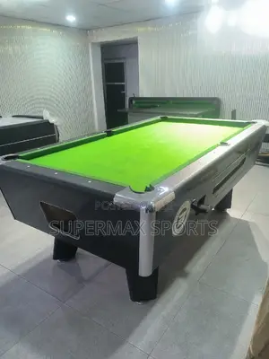 7ft Foreign Pool Table With Coin Ans Marble