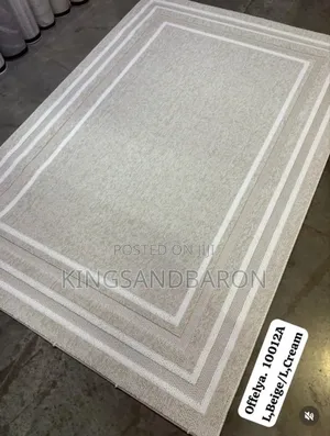 7x10fts Cream/Beige Turkey Center Rug