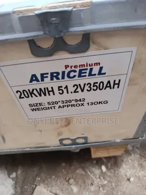 Africell Lithium Ion Battery 20kwh 51.2v Flat