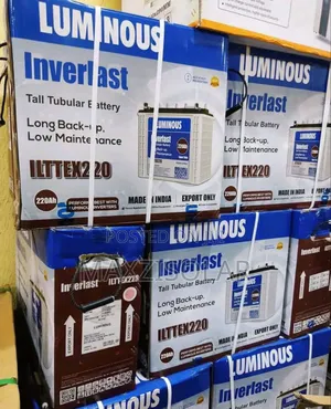 Brand New Luminous 220ah Inverlast Tubular Battery