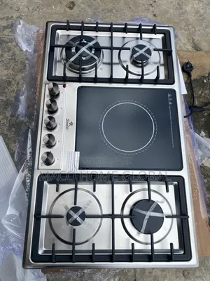 4 Burner. With Center Burner Electric