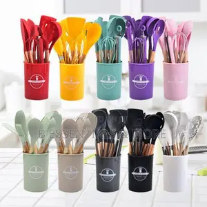 Silicone Cooking Spoons Set