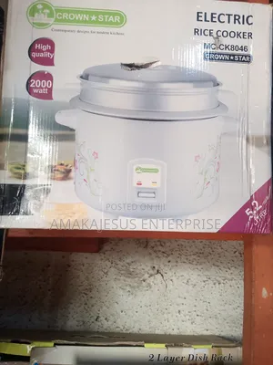 Crown Star Electric Rice Cooker-5.2litres