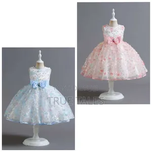 Girls Cinderella Flower With Sequins Glittery Ballgown 6 Mths To 2 Yrs