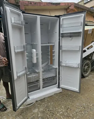 Original Hisense Side by Side Mirror Glass Inverter Fridge Freezer
