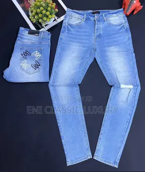 Pure Quality Luxury Men's Jeans Well Banded