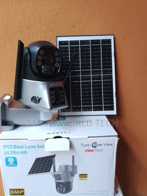 Double Lens Solar Security Camera With Night Vision 4g Sim Card