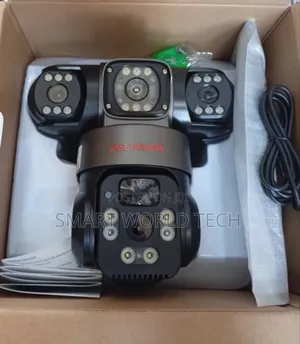 PTZ Triple Lens Surveillance Solar Camera With 4g Network