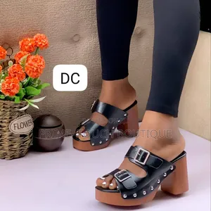 Classic Designer Wedge Slippers.