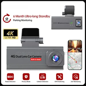 4g Dual Lens Car Security Camera
