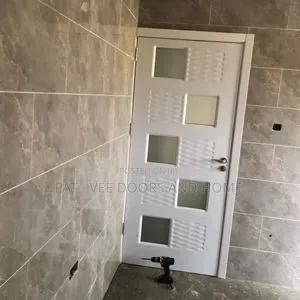 Imported Glass White 3ft by 7ft Wooden Door