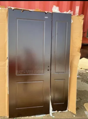 4ft by 7 Brown HDF Wooden Door