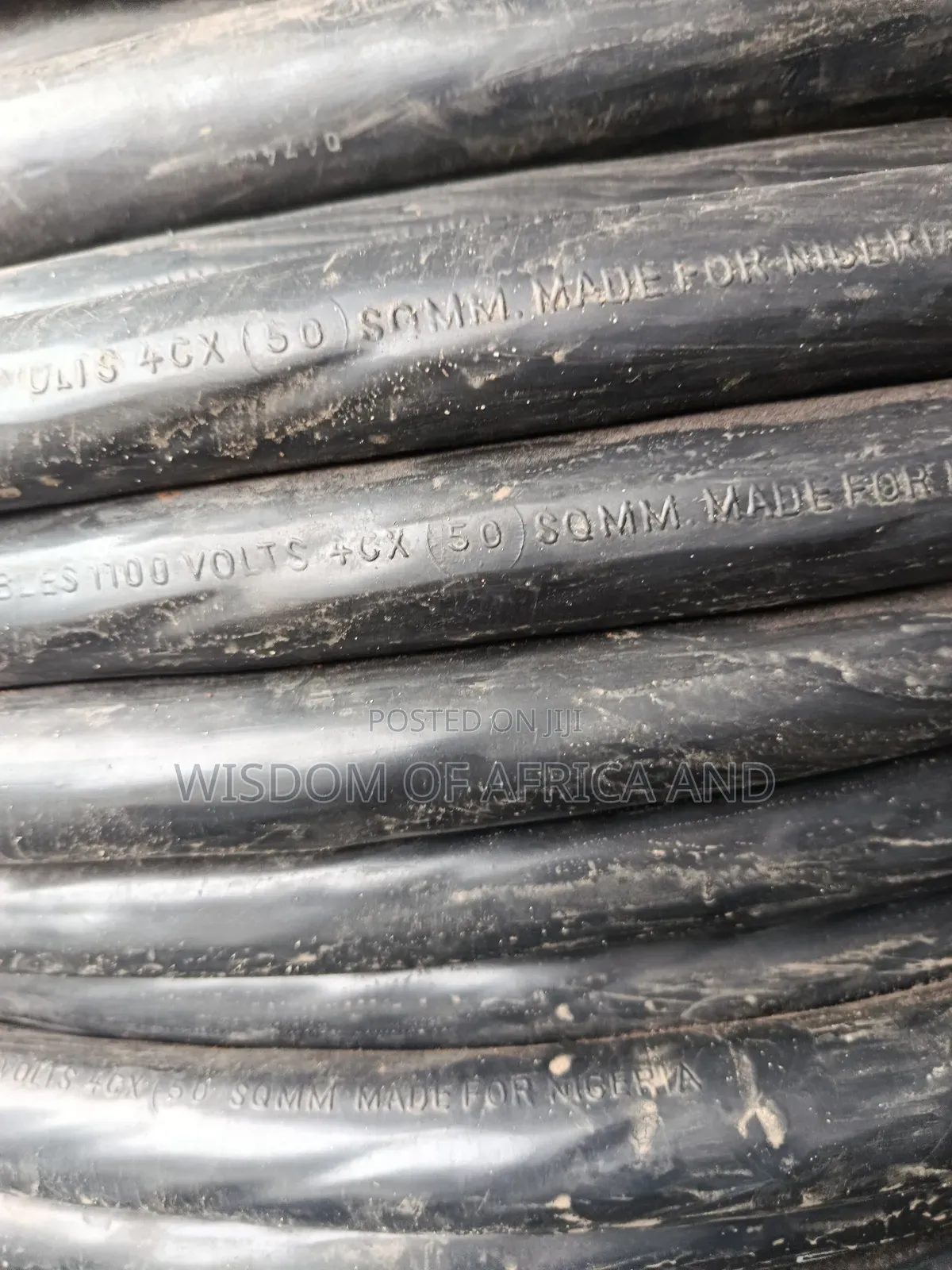 50mm 4core Armoured Cable