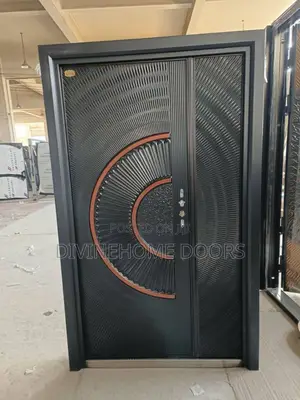 Double Moon Copper Door