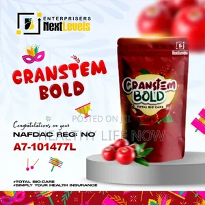 Cranstem Bold Coffee for Chronic Ailments Nafdac Approved