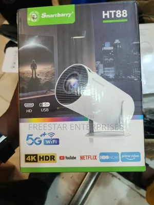 Smartbarry 5g Smart Projector, , Netflix, Youtube, Prime Video Etc.