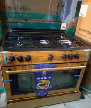 Maxi Cooker With Oven, Wood 6090 5burner