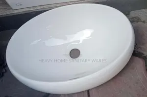 Egg Shape Ceramic Countertop Basin