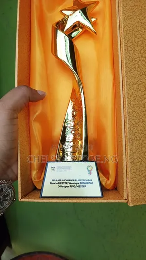 Trophy Award With Star Zrx2