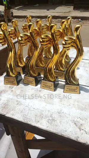 Trophy With Hand Design
