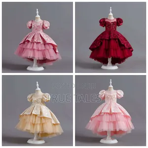 Girl's Cinderella Full Tail Ball Gown Dress . Ages 3 to 9