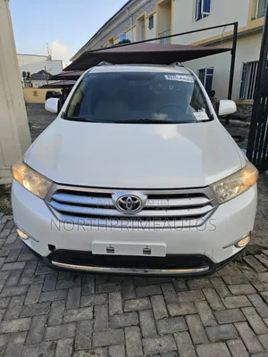 Toyota Highlander Limited 2012 Off white