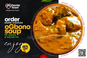 Order Ogbono Soup From Naija Home Food at 15% Off Your First Orders