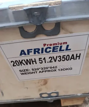 Africell Lithium Ion Phosphate Battery 20kwh 51.2v 400ah Available