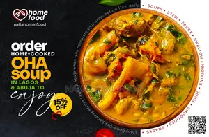 Order Oha Soup From Naija Home Food at 15% Off Your First Orders