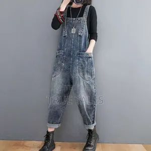 Very High Quality Women and Men Denim Jeans Dungarees Only Without Top