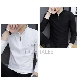 Front Zipper Long Sleeves T-shirts