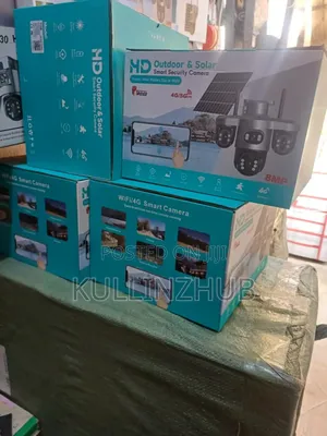 Solar-Powered Auto Tracking 4g Rotational CCTV Camera Complete 3-Lens