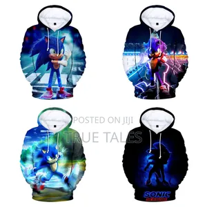 Sonic Character Unisex Men's And Women's Hoodies