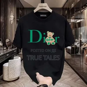 Classy Quality Dior Unisex Men's And Women's Round Neck Tops
