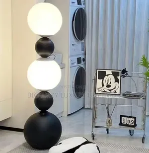 Sphere Floor Lamp or Stacked Ball Floor Lamp.