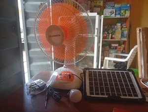 Dc and Ac Input Solar Table Fan